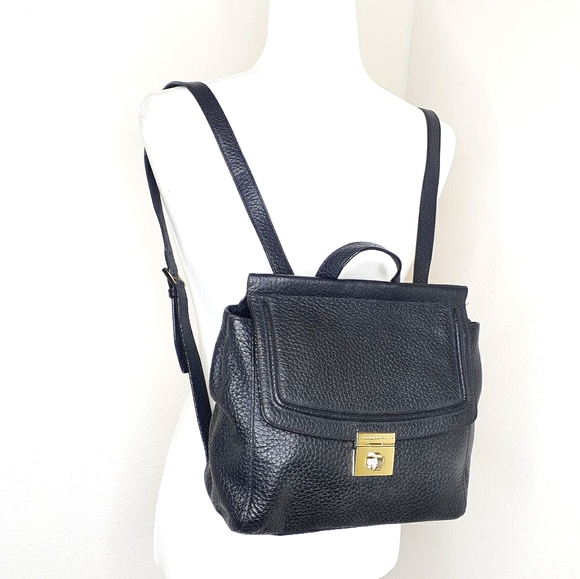 Kate Spade Backpack Purse Black Leather Bag